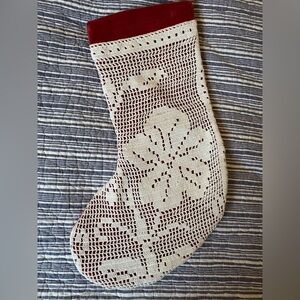 Handmade upcycled Christmas Stocking.